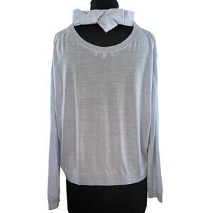 Dorothee Schumacher Light Blue Merino Wool Knit Long Sleeve Cardigan Sweater 4